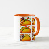 Feline Fiesta in einem Taco Tasse (VorderseiteRechts)