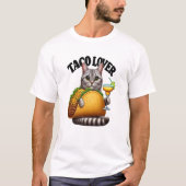 Feline Fiesta: Taco Cat T-Shirt (Vorderseite)