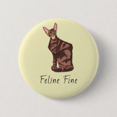 Feline Fine Button (Vorderseite)