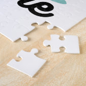 Feline Fine in the Sunshine - Entspannte Tropenkat Puzzle (Seite)