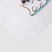 Feline Fine in the Sunshine - Entspannte Tropenkat Seidenpapier (Ausschnitt)