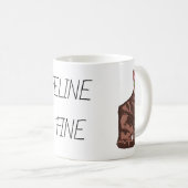 Feline Fine Kaffeetasse (VorderseiteRechts)