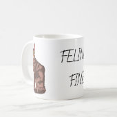 Feline Fine Kaffeetasse (Vorderseite Links)