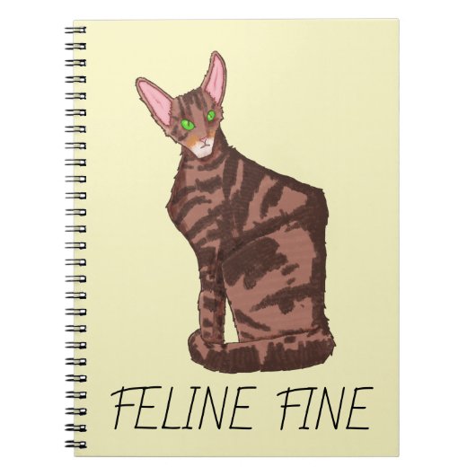 Feline Fine Notizblock (Vorderseite)