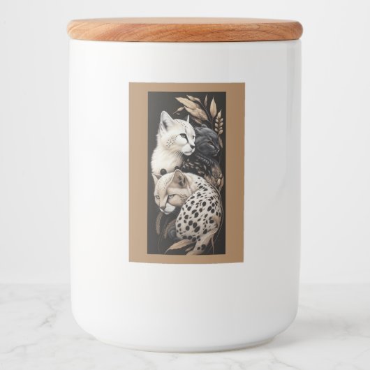 FELINE FINESSE #1 LEBENSMITTELETIKETT (Vorderseite)