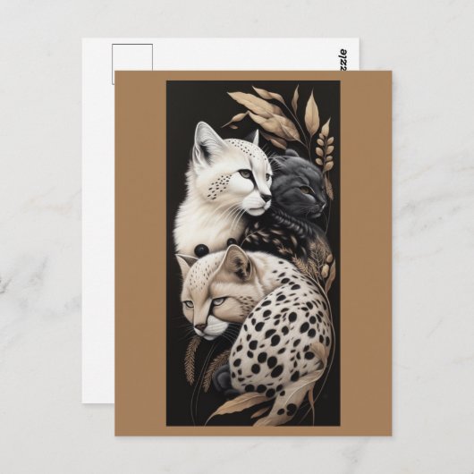 FELINE FINESSE #1 POSTKARTE (Vorne/Hinten)