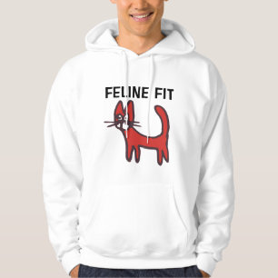 FELINE FIT CAT LOVER WORKOUT-T - Shirt