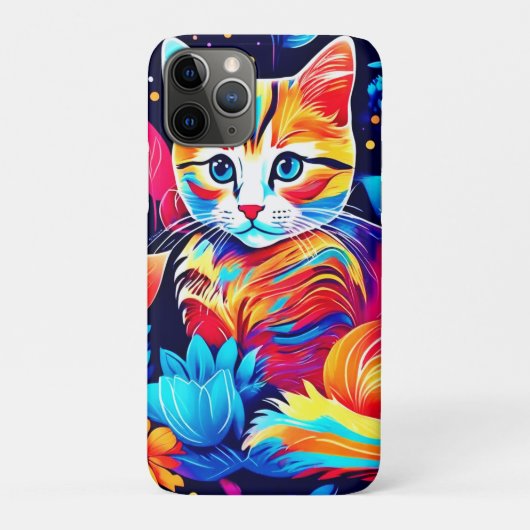 Feline Floral Fantasy Case-Mate iPhone Hülle (Rückseite)