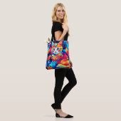 Feline Floral Fantasy Tasche (Am Model)