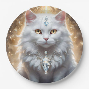 "Feline Fortune: The Diamond Dripped Diva" Pappteller