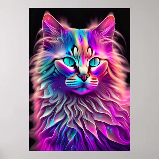Feline Fraktal Beauty 250 Poster (Vorne)