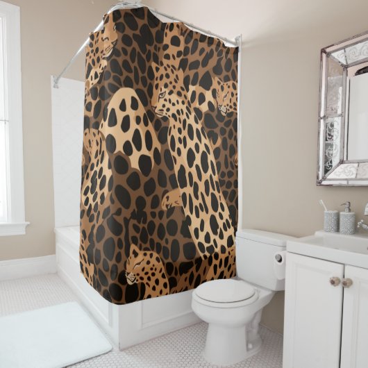 Feline Freckles Duschvorhang (Beispiel)