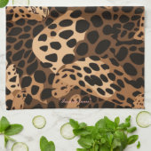 Feline Freckles Geschirrtuch (Gefaltet)