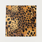 Feline Freckles Wandteppich (Vorderseite)