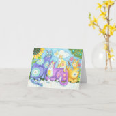 FELINE-FREUNDE, KENNZEICHNUNG KARTE (Gelbe Blume)