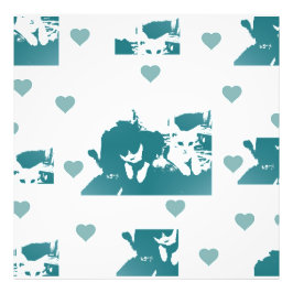 Feline Friends. Adorable Kitten Duo. Fotodruck