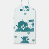 Feline Friends. Adorable Kitten Duo. Geschenkanhänger (Vorderseite)