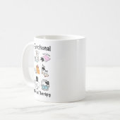 Feline Fun Cat Functional Occupational Therapy Kaffeetasse (Vorderseite Links)