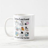 Feline Fun Cat Functional Occupational Therapy Kaffeetasse (Links)