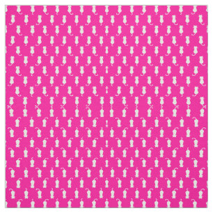 Feline Fun Forever Whimsical Cats Fuchsia Stoff