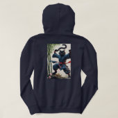 Feline Fury: Der Kung Fu Master" Hoodie (Design Rückseite)