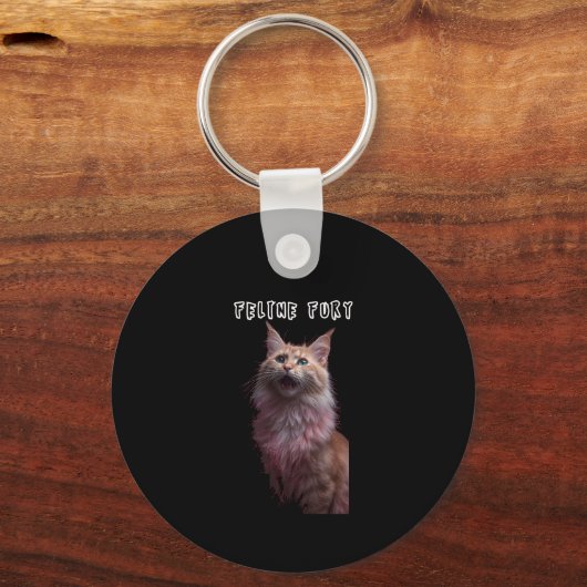 Feline Fury Schlüsselanhänger (Vorderseite)