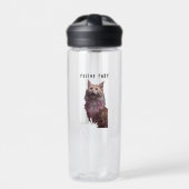 Feline Fury Trinkflasche (Vorderseite)