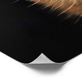 Feline Gaze Poster (Ecke)
