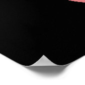 Feline Good am Kaffee Poster (Ecke)