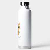 Feline Good | Niedlicher Cartoon Kitty Cat Pub Trinkflasche (links)