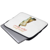 Feline Good Right Meow Funny Cat Zitat Niedlich Ki Laptopschutzhülle (Vorne Knopf)