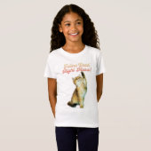 Feline Good Right Meow Funny Cat Zitat Niedlich Ki T-Shirt (Vorne ganz)