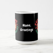 Feline Good Today Whimsical Cat Design Kaffeetasse (Mittel)