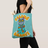Feline Groovy Hippie Cat Marker Design Tasche (Von Nahem)