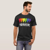Feline He Purride Lgbt Gay Pride Cat T-Shirt (Vorne ganz)