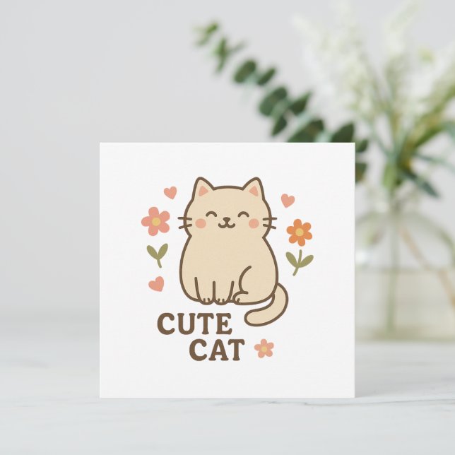 Feline in Bloom (Stehend Vorderseite)