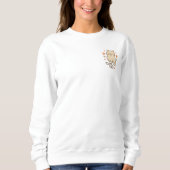 Feline in Bloom Sweatshirt (Vorderseite)
