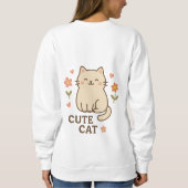 Feline in Bloom Sweatshirt (Rückseite)