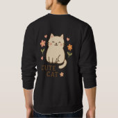 Feline in Bloom Sweatshirt (Rückseite)