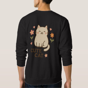 Feline in Bloom Sweatshirt