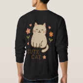 Feline in Bloom Sweatshirt (Rückseite)