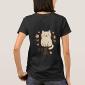 Feline in Bloom T-Shirt (Rückseite)