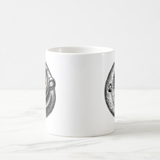 Feline in meinem Cup Kaffeetasse (Mittel)