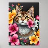 Feline in Vollblut Poster (Vorne)