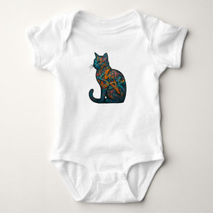 Feline Inferno Baby Strampler