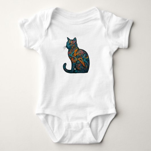 Feline Inferno Baby Strampler (Vorderseite)