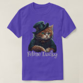 Feline Lucky St T-Shirt (Design vorne)