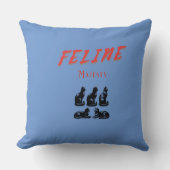 "Feline Majestic". Kissen (Vorderseite)