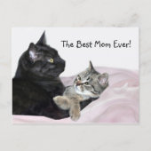 Feline Mother Day Postkarte (Vorderseite)