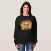Feline Niedlich Cat Pub 1 Sweatshirt (Vorne ganz)